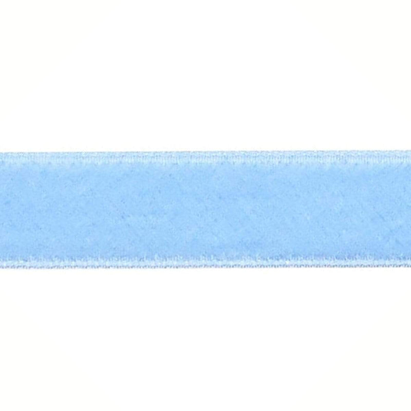 Cinta de terciopelo 009mm x 1m color 263 azul bebe JOSE ROSAS TABERNER CENTROARTESANO