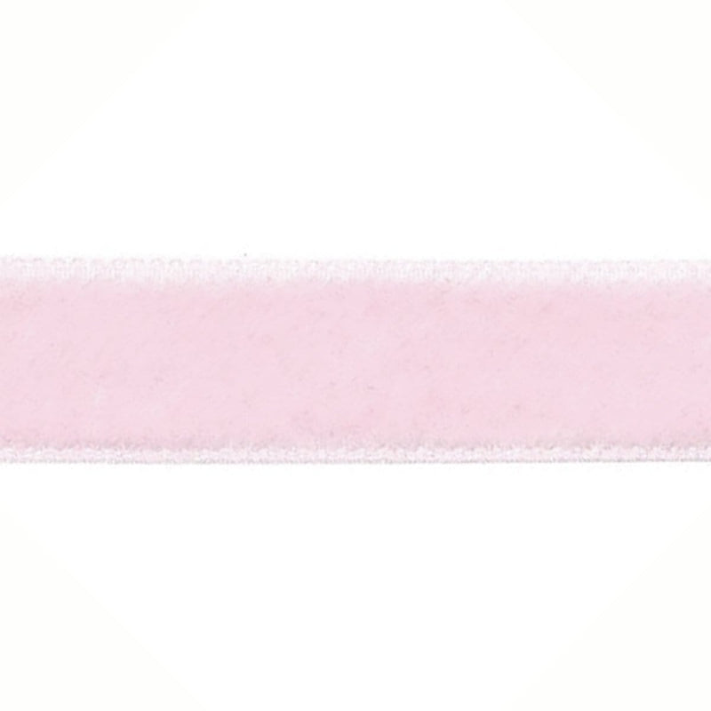 Cinta de terciopelo 009mm x 1m color 265 rosa bebe JOSE ROSAS TABERNER CENTROARTESANO