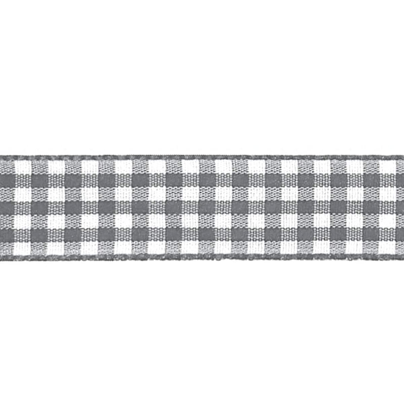 Cinta vichy poliester x 1m color gris JOSE ROSAS TABERNER CENTROARTESANO