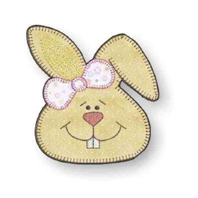 Apliques termoadhesivos infantiles MSC-04 UD JOSE ROSAS TABERNER conejito CENTROARTESANO