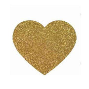 Apliques termoadhesivos oro/plata MSC-11 UD JOSE ROSAS TABERNER corazon CENTROARTESANO
