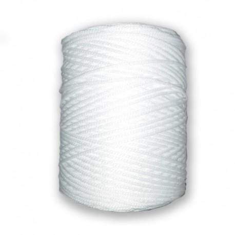 Cordón de goma elastica para masarillas 1.5mm blanca
