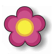 Apliques termoadhesivos margaritas MSC-03 UD JOSE ROSAS TABERNER flor fucsia CENTROARTESANO