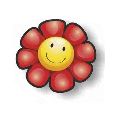 Apliques termoadhesivos margaritas MSC-03 UD JOSE ROSAS TABERNER flor roja CENTROARTESANO