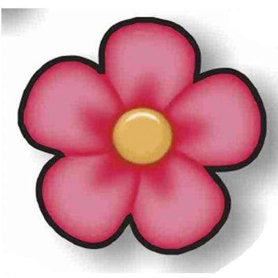 Apliques termoadhesivos margaritas MSC-03 UD JOSE ROSAS TABERNER flor rosa CENTROARTESANO