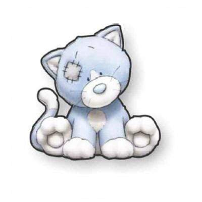 Apliques termoadhesivos infantiles MSC-04 UD JOSE ROSAS TABERNER gatito CENTROARTESANO