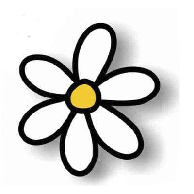 Apliques termoadhesivos margaritas MSC-03 UD JOSE ROSAS TABERNER margarita CENTROARTESANO