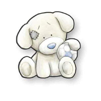 Apliques termoadhesivos infantiles MSC-04 UD JOSE ROSAS TABERNER perrito CENTROARTESANO