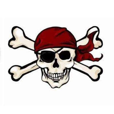 Apliques termoadhesivos calaveras MSC-02 UD JOSE ROSAS TABERNER Pirata calavera CENTROARTESANO