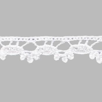 puntilla  1,3cm x 1m color  algodon 100% JOSE ROSAS TABERNER CENTROARTESANO