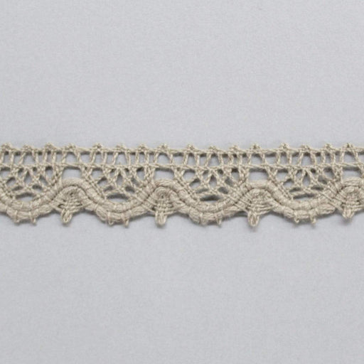 puntilla  1,5cm x 1m   algodon 100% color crudo JOSE ROSAS TABERNER CENTROARTESANO