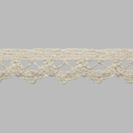 puntilla  1,5cm x 1m   algodon 100% color crudo JOSE ROSAS TABERNER CENTROARTESANO