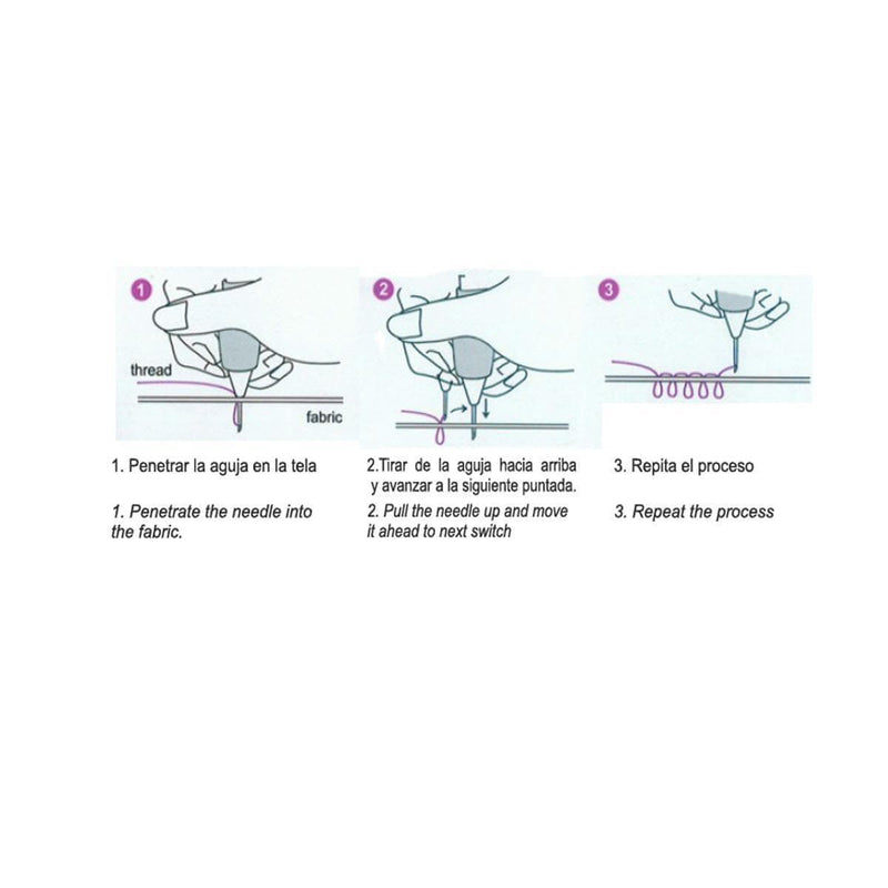 Set Aguja bordado ruso JOSE ROSAS TABERNER CENTROARTESANO