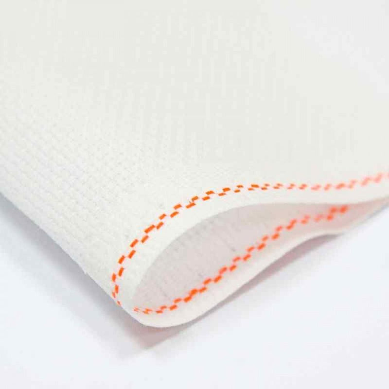 Tela Etamine para punto de cruz de 150cm ancho (Se vende por cm minimo 25cm) 3706 Blanco