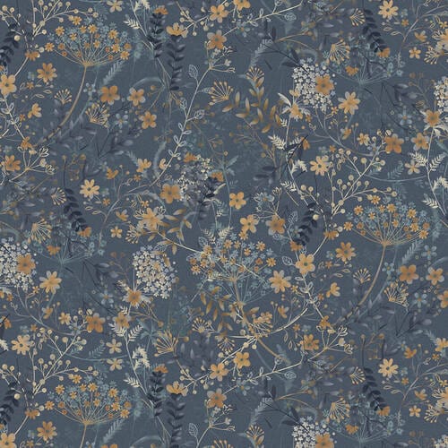 Tela patchwork Colección Blue bird  of Happiness 100% algodón 2717-77 JOSE ROSAS TABERNER CENTROARTESANO