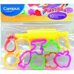 campus moldes para plastilina 10 piezas JOVI CENTROARTESANO