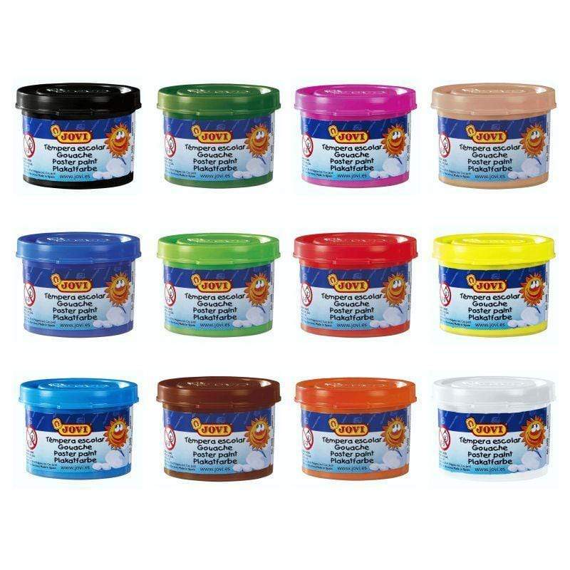 Jovi Tempera escolar 12 colores JOVI CENTROARTESANO