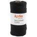Copia de Cordón de macramé 65%algodón 25%poliester 10%fibra color 119 negro KATIA CENTROARTESANO