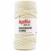 Cordón de macramé 65%algodón 25%poliester 10%fibra color 100 natural KATIA CENTROARTESANO