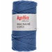 Cordón de macramé 65%algodón 25%poliester 10%fibra color 120 azulon KATIA CENTROARTESANO