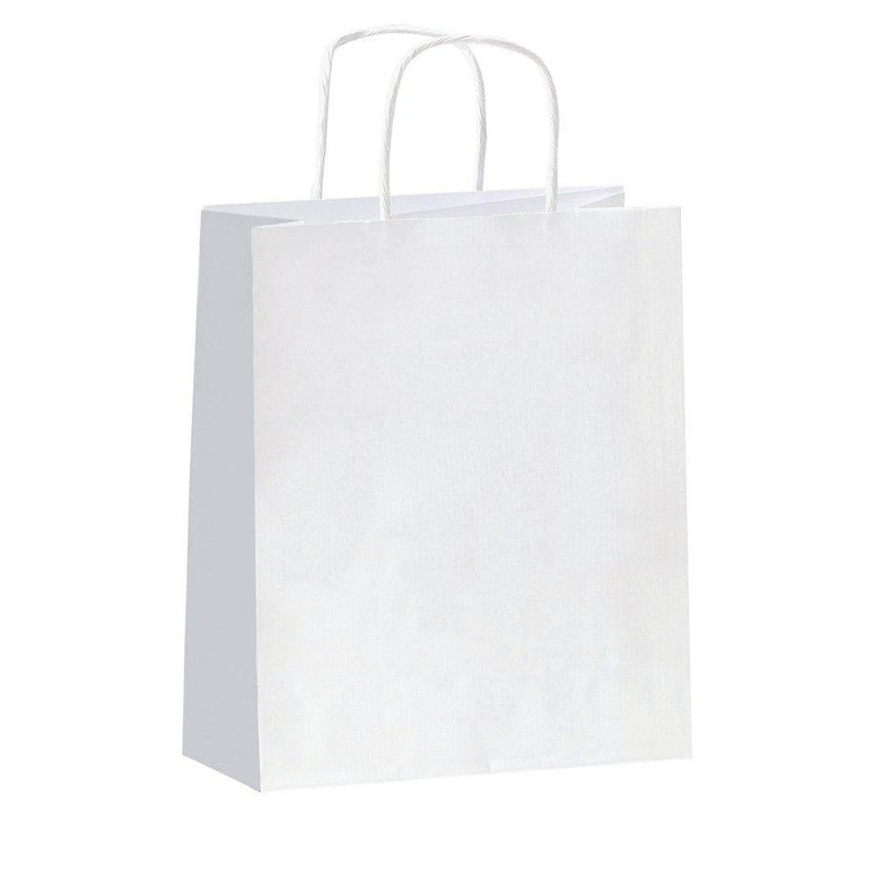 Bolsa papel kraft blanco 24x17.5x8cmm KRAFT CENTROARTESANO