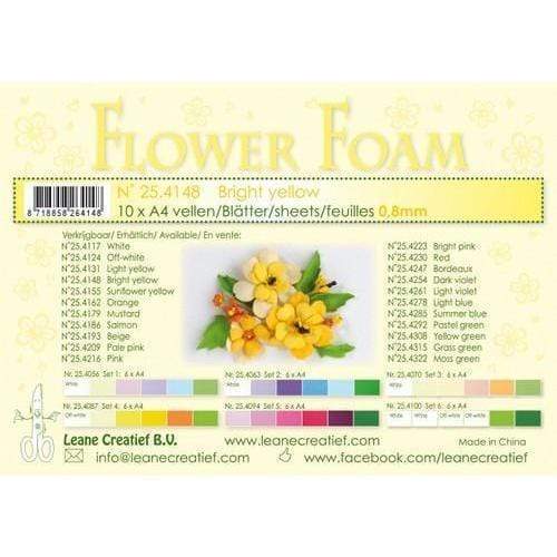 LeCrea goma eva 0.8mm 10xA4 254148 bright yellow LECREA CENTROARTESANO