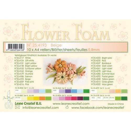 LeCrea goma eva 0.8mm 10xA4 254193 beige LECREA CENTROARTESANO