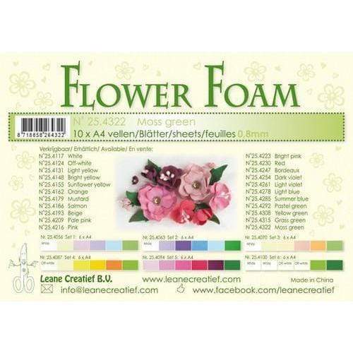 LeCrea goma eva 0.8mm 10xA4 254322 moss green LECREA CENTROARTESANO