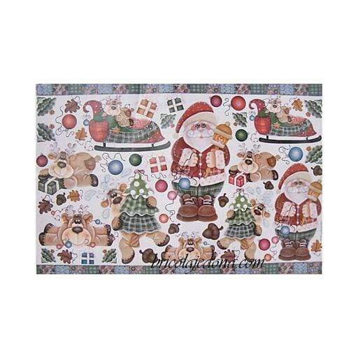 Papel decoup. Litoarte navid. pdn024 LITOARTE CENTROARTESANO