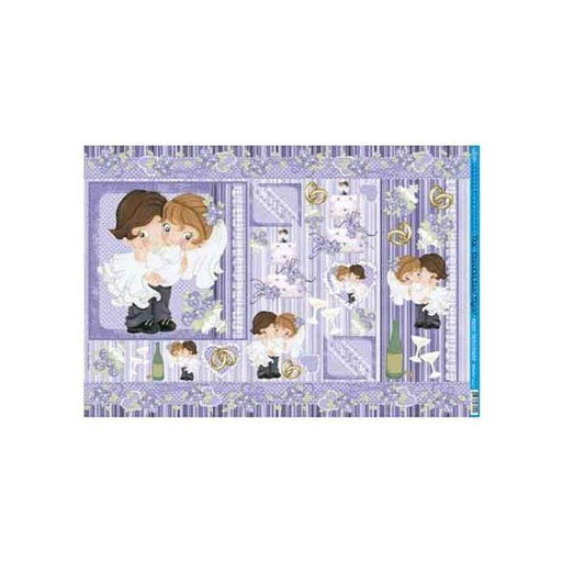 Papel decoup. Litoarte pd 414 Novios LITOARTE CENTROARTESANO