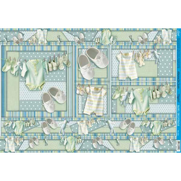 Papel decoup.Litoarte pd 520 Tendedero niño LITOARTE CENTROARTESANO