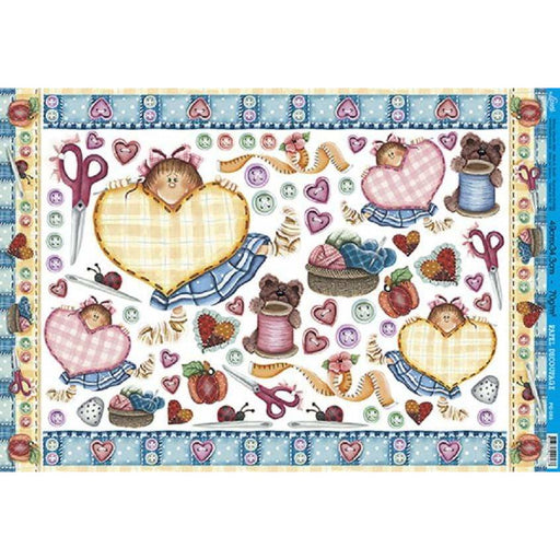 Papel decoupage Litoarte 49x34 pd083 LITOARTE CENTROARTESANO