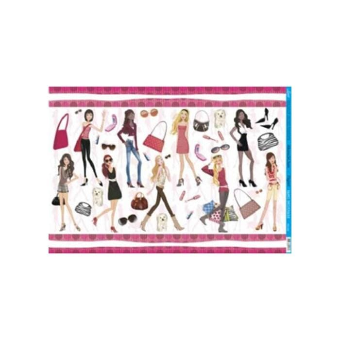 Papel decoupage Litoarte 49x34 pd489 LITOARTE CENTROARTESANO