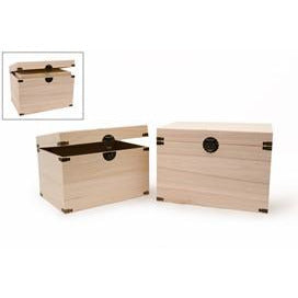 LG baul de madera 55x40x39cm 87470G