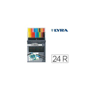 Lyra Caja rotuladores acuarelables doble punta 24 LYRA CENTROARTESANO