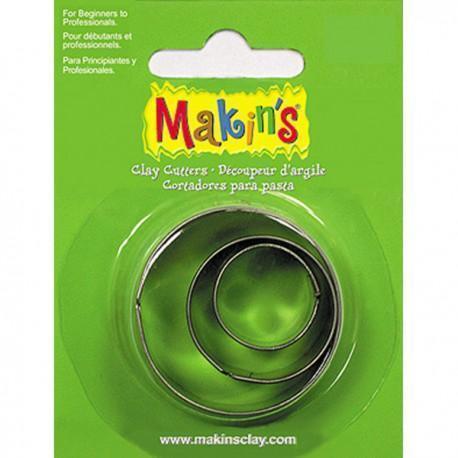 Makin's set 3 cortadores circulo MAKINS CENTROARTESANO