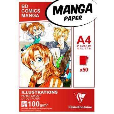 Bloc manga ilustr,A4 50h 100g MANGA ILUSTR CENTROARTESANO