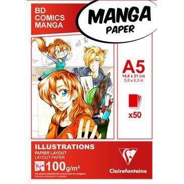 Bloc manga ilustr,A5 50h 100g MANGA ILUSTR CENTROARTESANO