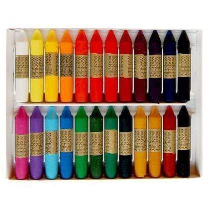 Manley ceras acuarelables 24ud MANLEY CENTROARTESANO