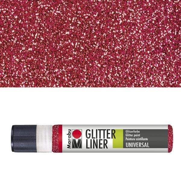 Marabu gliter liner 25ml 538 rubi MARABU CENTROARTESANO