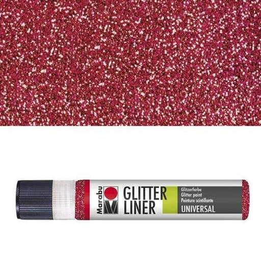 Marabu gliter liner 25ml 538 rubi MARABU CENTROARTESANO