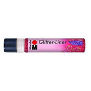 Marabu gliter liner 25ml 538 rubi MARABU CENTROARTESANO