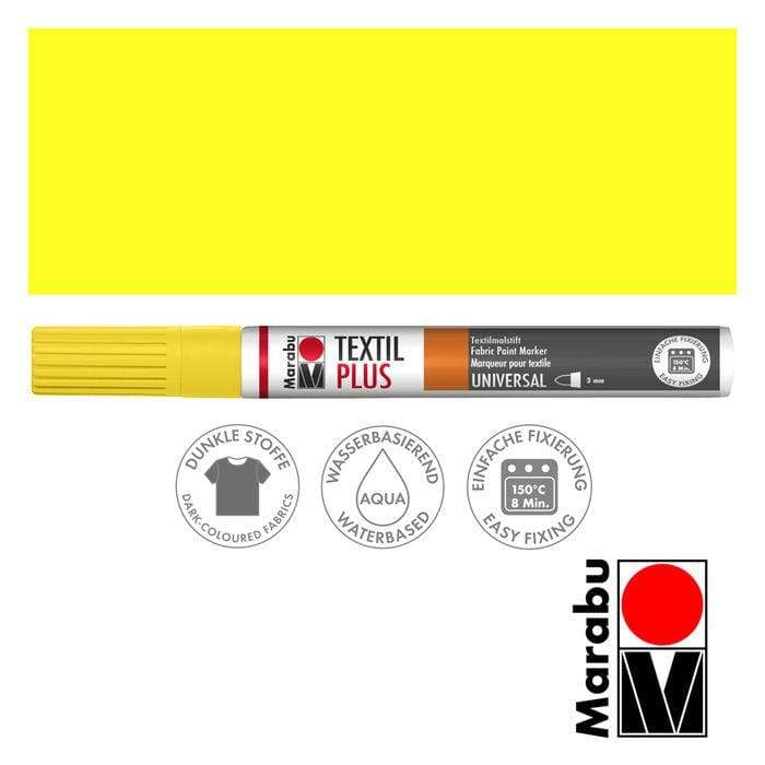 Marabu textil painter plus 3mm 019 amarillo MARABU CENTROARTESANO