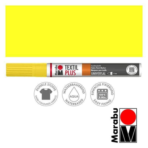 Marabu textil painter plus 3mm 019 amarillo MARABU CENTROARTESANO
