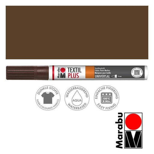 Marabu textil painter plus 3mm 046 marron medio MARABU CENTROARTESANO