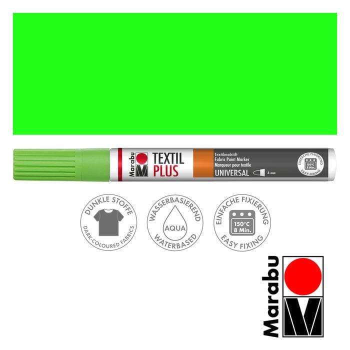 Marabu textil painter plus 3mm 062 verde claro MARABU CENTROARTESANO