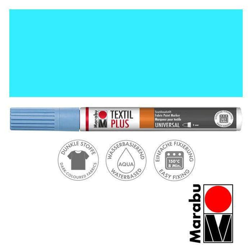 Marabu textil painter plus 3mm 090 azul claro MARABU CENTROARTESANO
