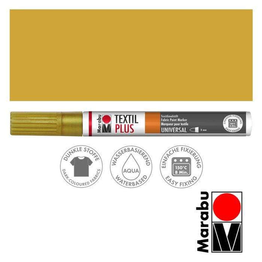 Marabu textil painter plus 3mm 784 oro MARABU CENTROARTESANO