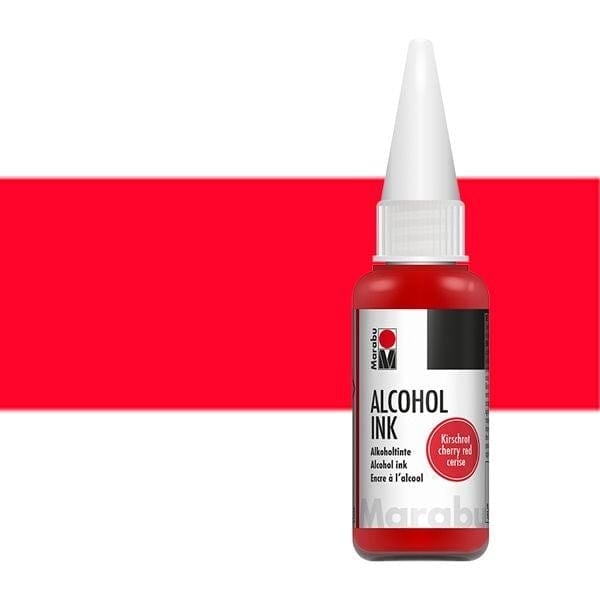 Marabu Tinta al alcohol 20ml 031 Cherry red MARABU CENTROARTESANO