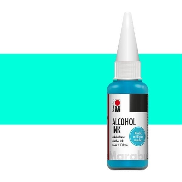 Marabu Tinta al alcohol 20ml 091 Azul Caribe MARABU CENTROARTESANO